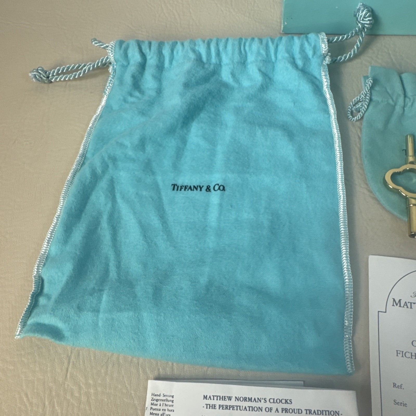 Tiffany & Co. Fine Carriage Clocks Matthew Noeman Switzerland #1754 CC