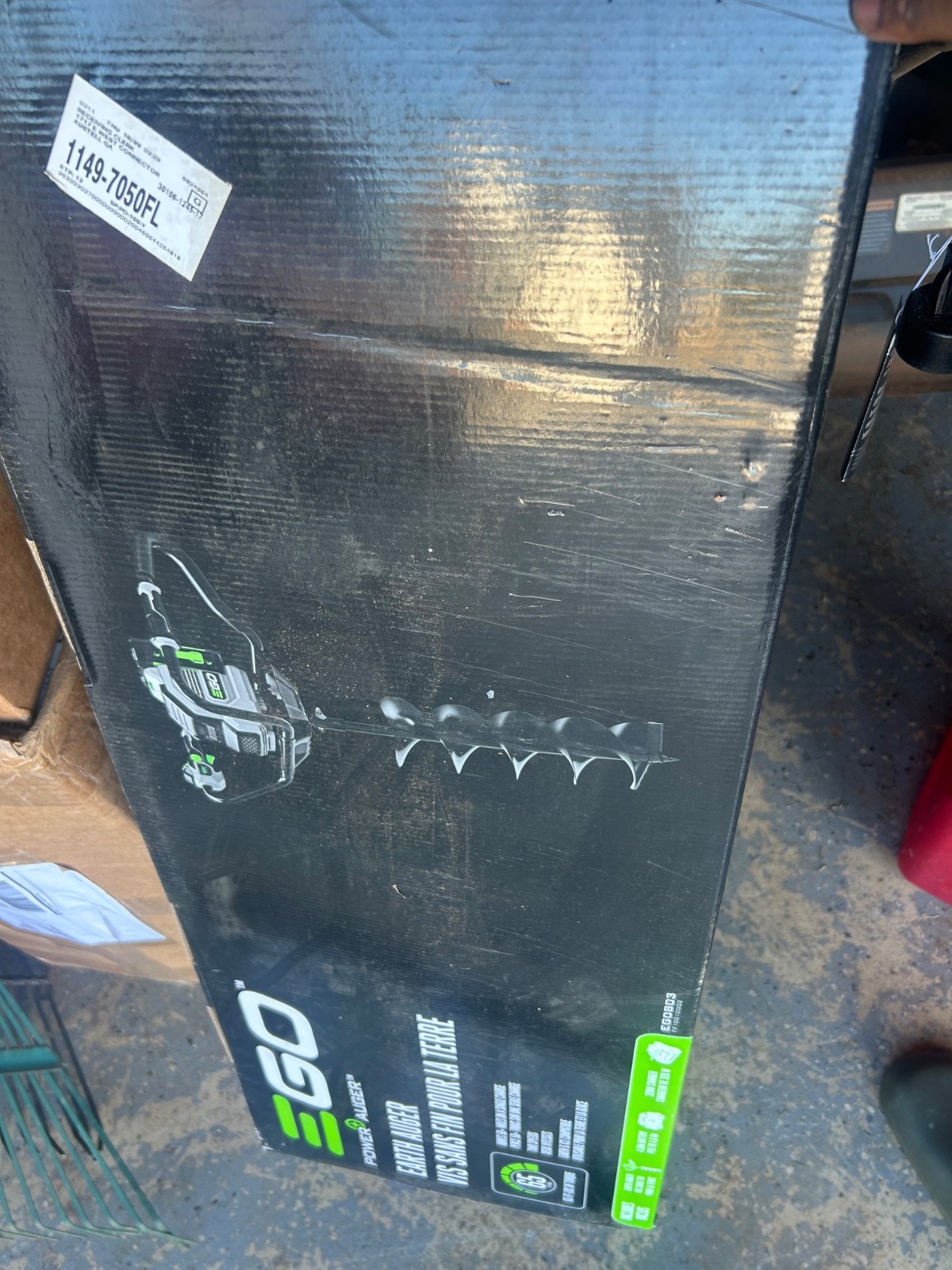 BRAND NEW EGO AUGER. 8 INCH BIT