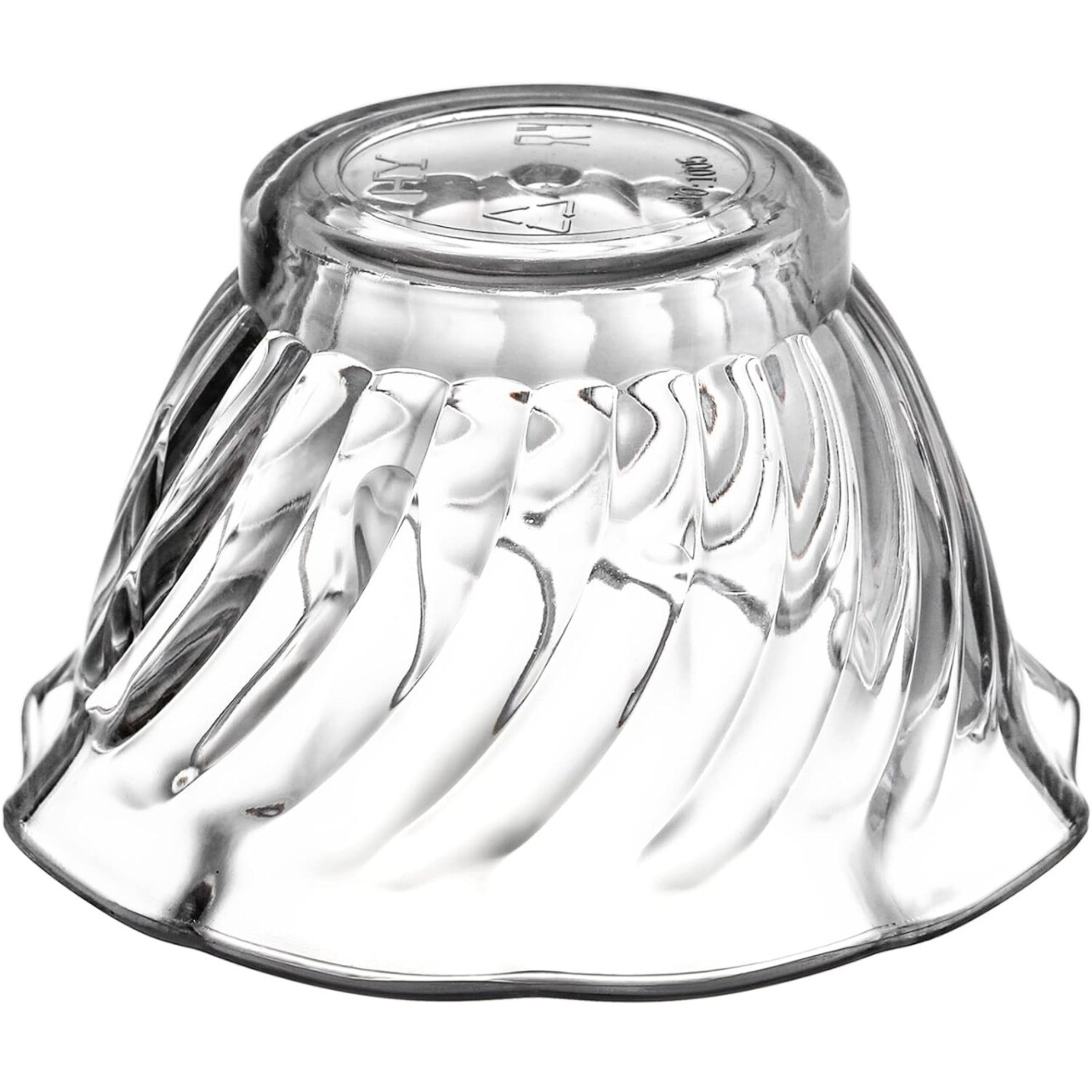 5 oz Clear Plastic Dessert Dish Ice cream Cups Yogurt Bowls