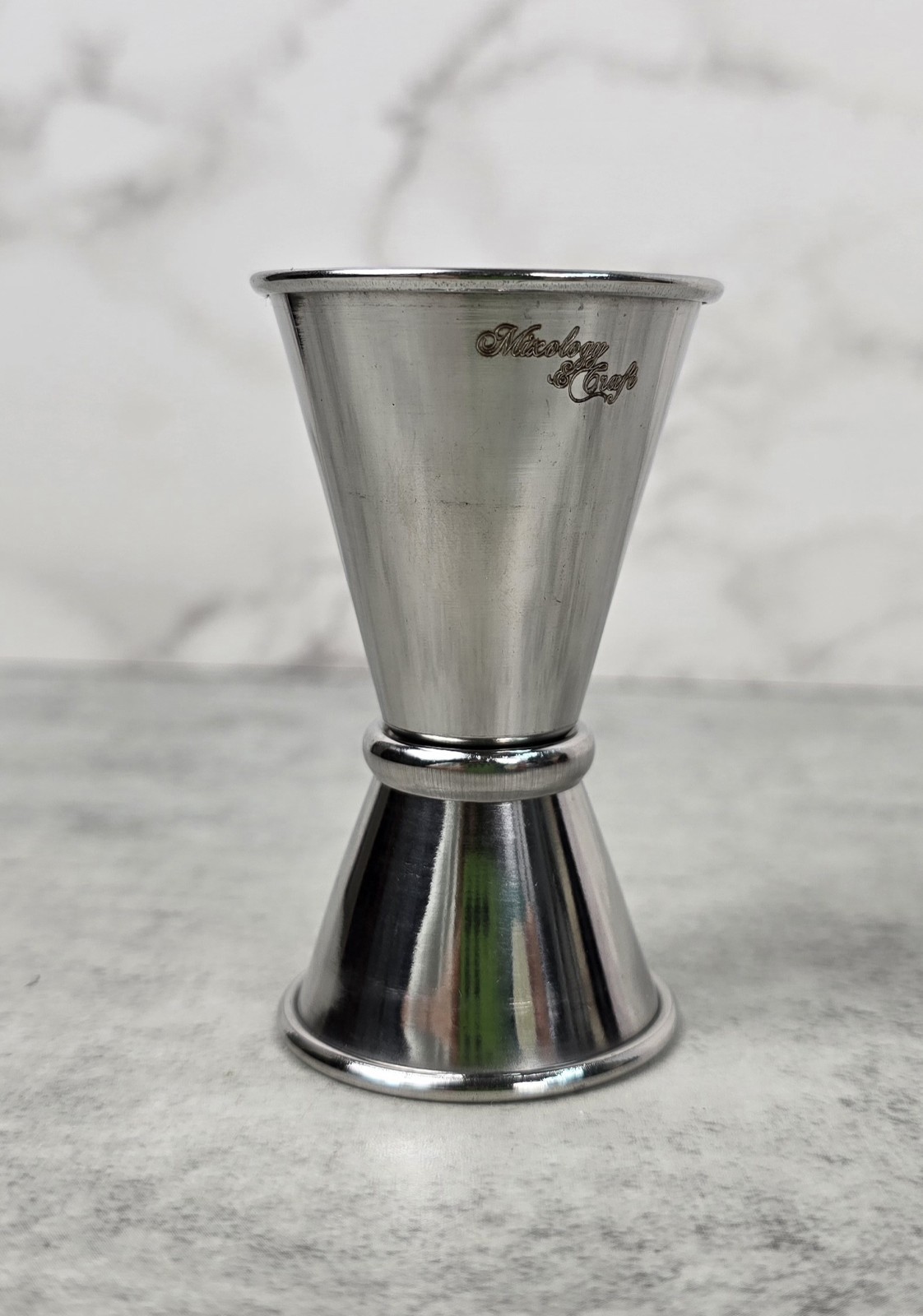Mixology Craft Stainless Measuring JIGGER 1/2 X 1 oz Japanese Cocktail Bar Shot