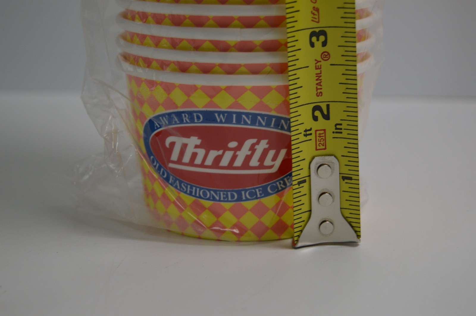 50 Vintage Thrifty Ice Cream 8 oz Cups NIP Collectible So CA Dairy Drug Store
