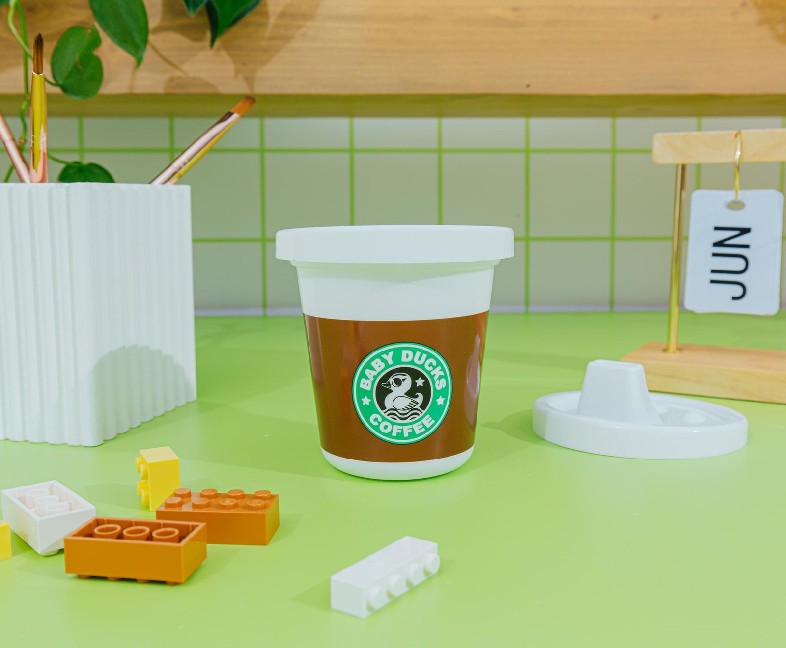 Baby Ducks Coffee Rise & Shine Toddler Sippy Cup | Holds 4 Ounces