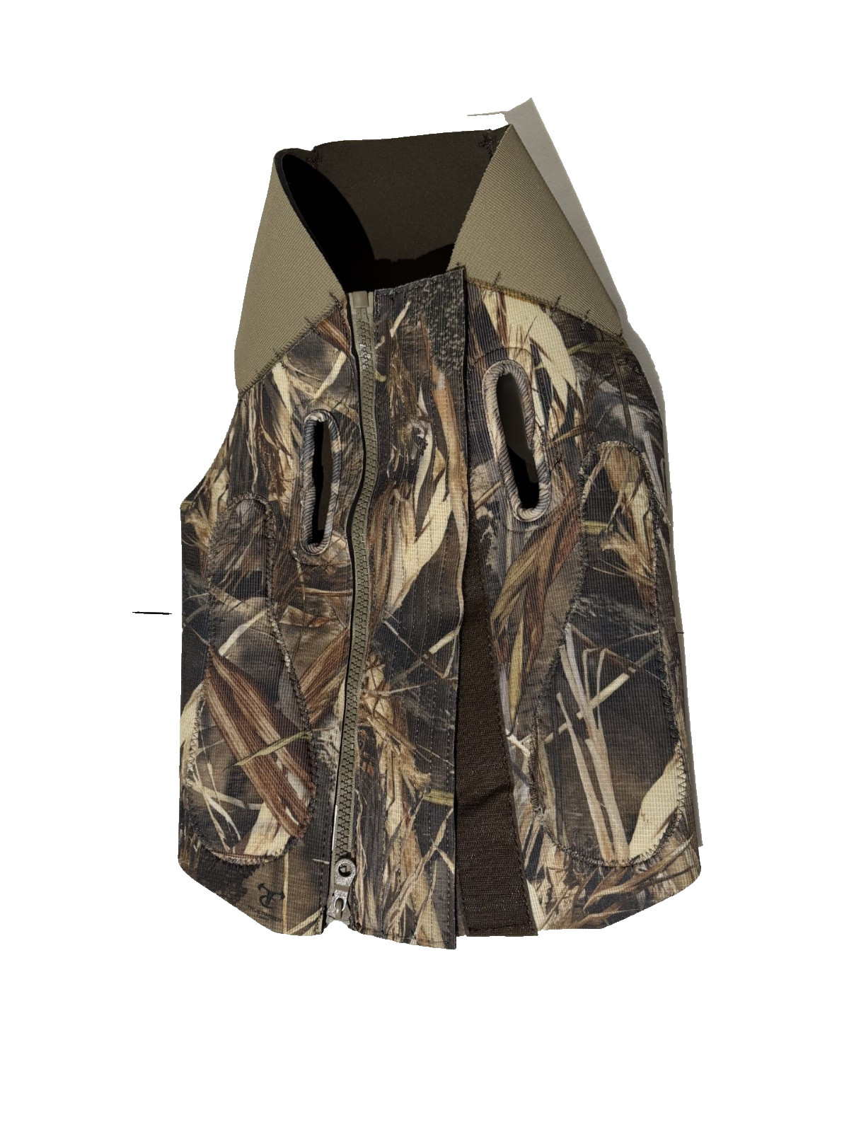 BASS PRO-CABELAS NEOPRENE DOG VEST- NORTHERN FLIGHT SIZE XL-CAMOUFLAUGE/ BROWN