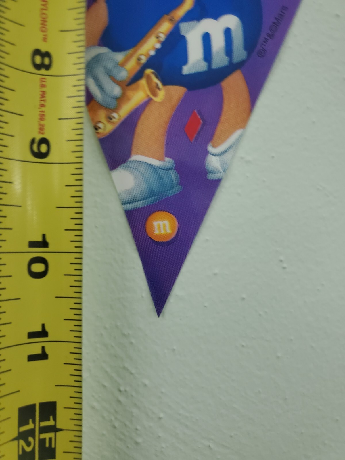 M&M's Pennant Banner 12ft ~ Birthday Party Supplies Favors New in the Package