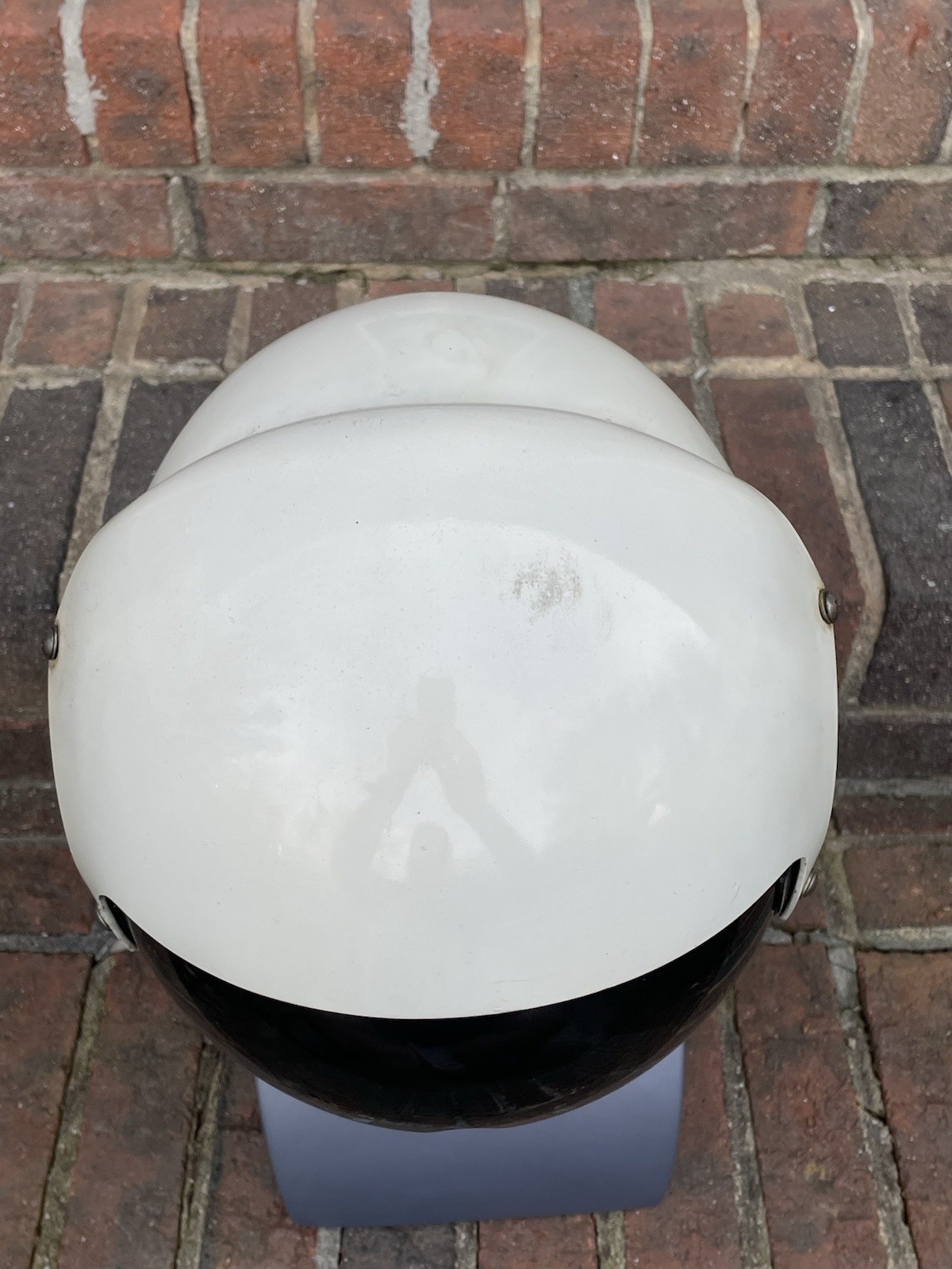 Vtg HGU-26 Dual Visor Gentex Flight Fighter Pilot Helmet Partial decals