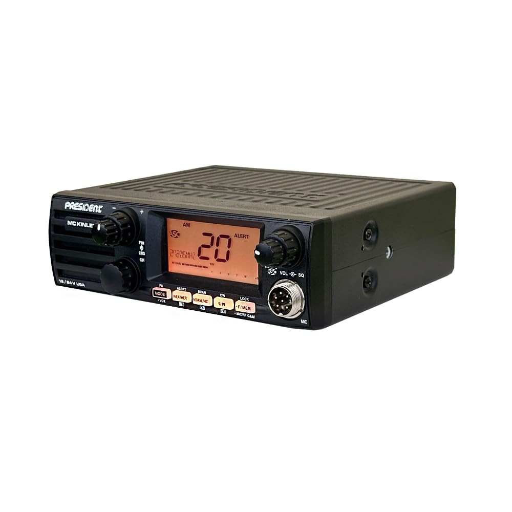 McKinley AM/SSB CB Radio, 12/24V,40 Channel, NOAA Weather Alerts, Automatic S...