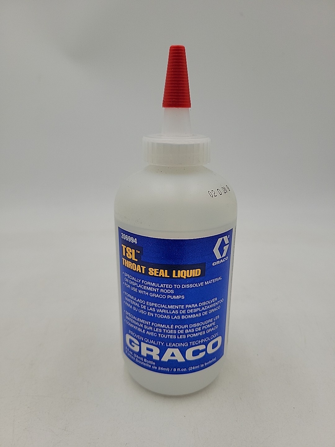 Graco 8 oz Pump Sprayer Throat Seal Liquid for Airless Paint Spraying 206994