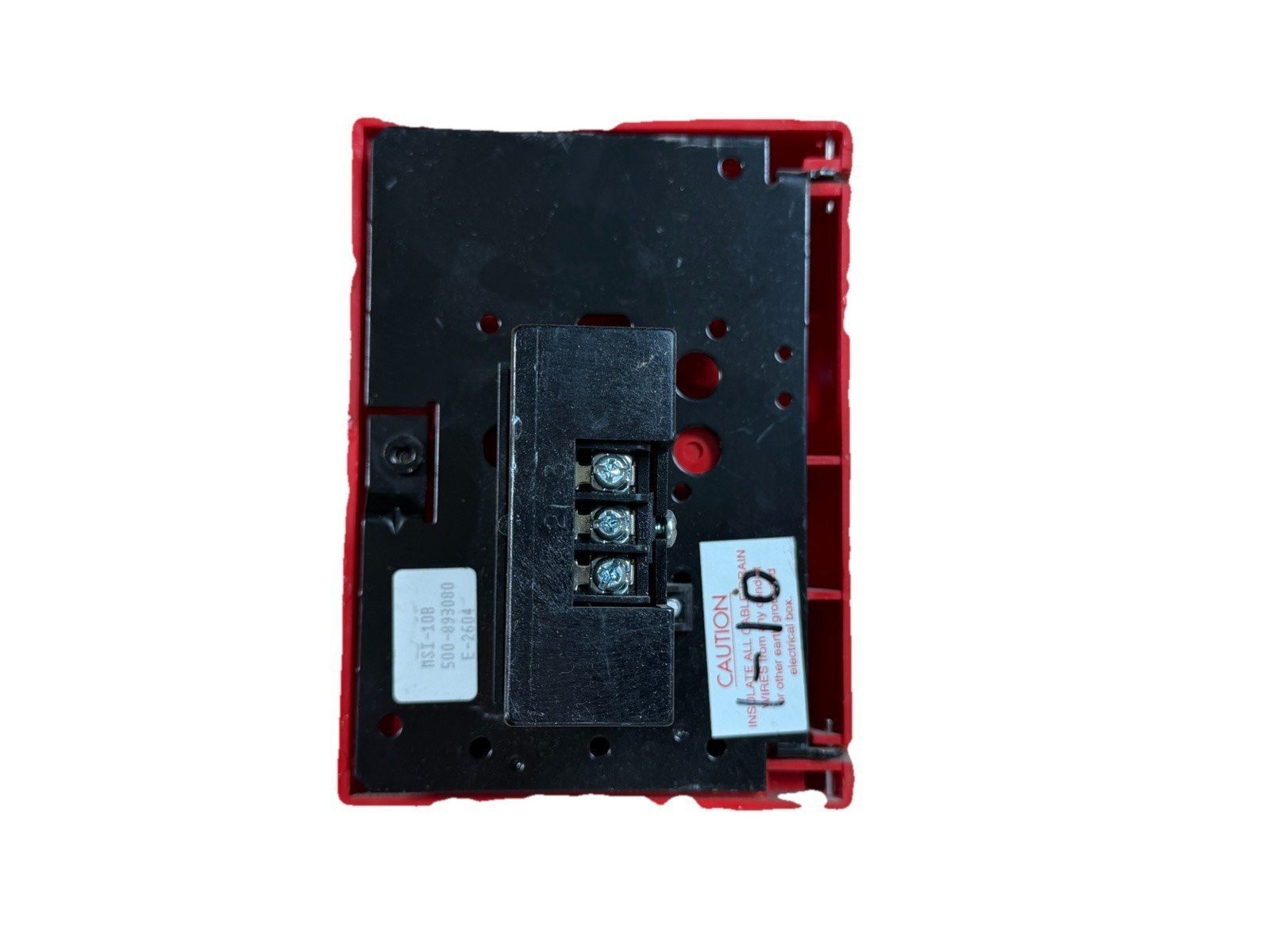 Siemens MSI-10B Fire Alarm Pull Station