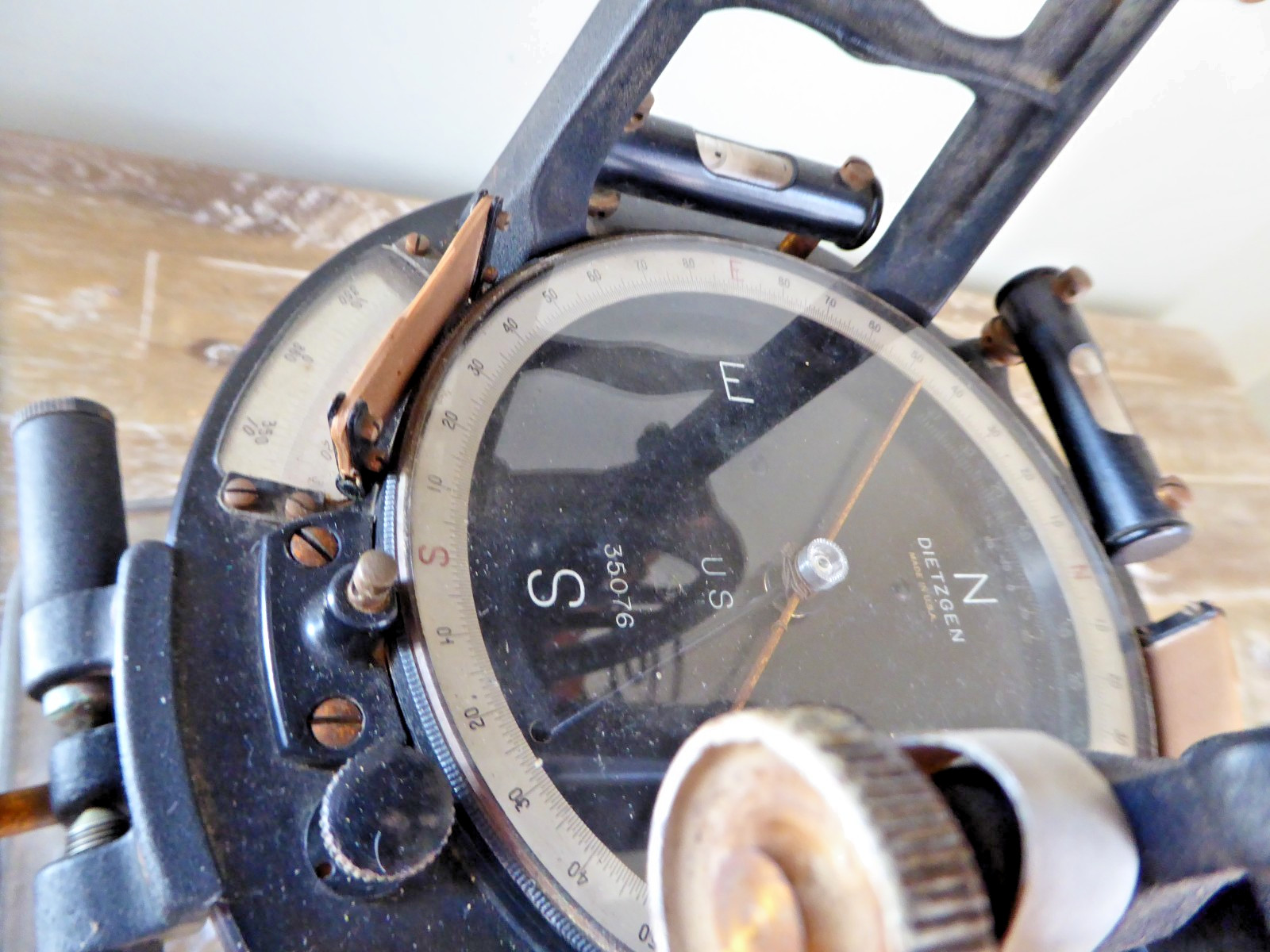 RARE WWII 2 Government Issue Dietzgen Military Engineers Corps Surveyors Transit