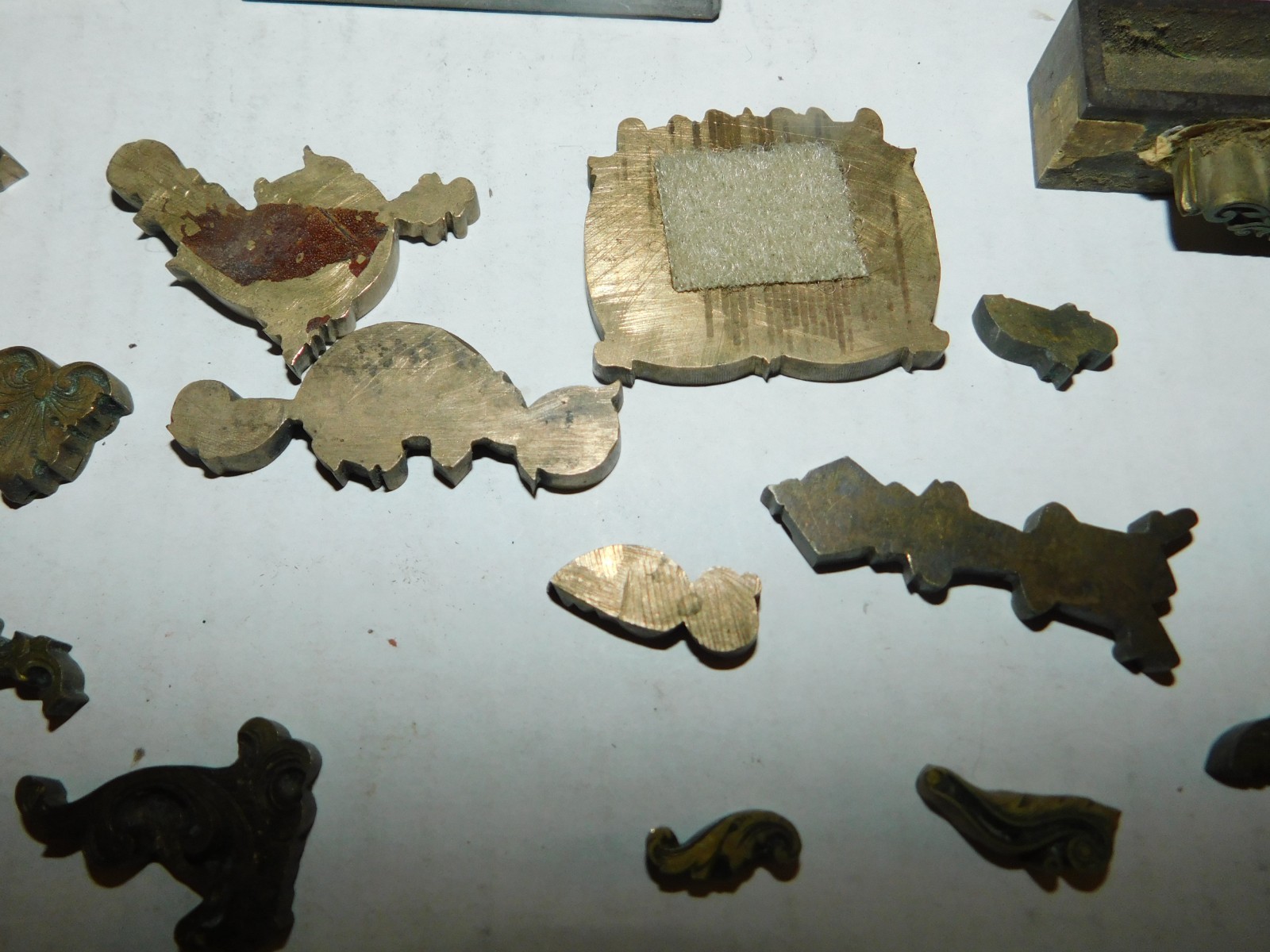 Vintage Decorative & Border Metal Printing Plate Blocks