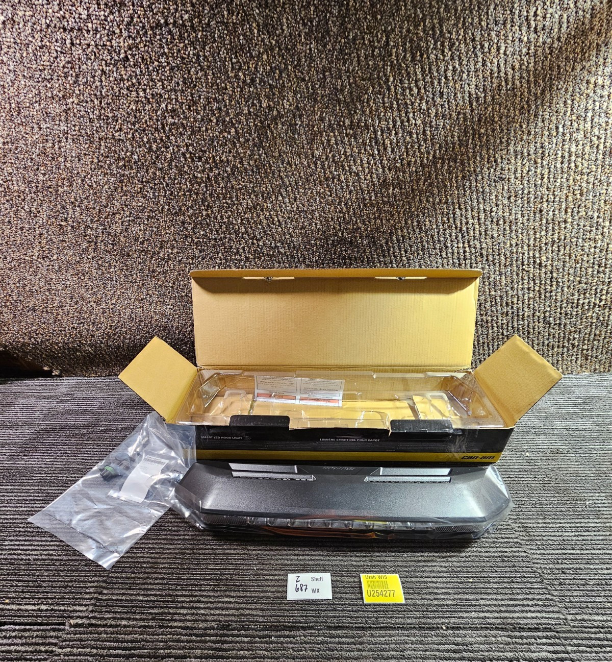 Can Am 715009299 16.50" (42 cm) Defender HD11 Smart LED Hood Light, Black