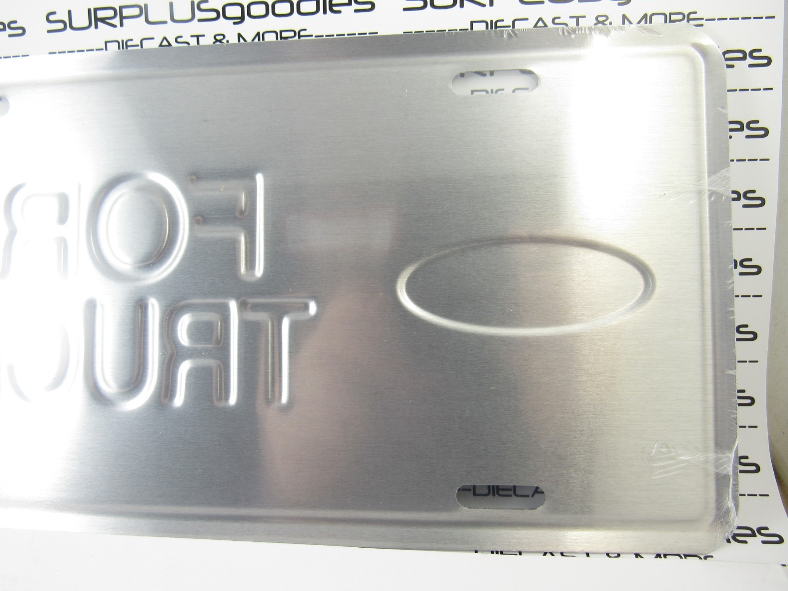 Classic FORD TRUCKS F150 F250 6"x 12" License Plate Tag EMBOSSED Stamped Metal