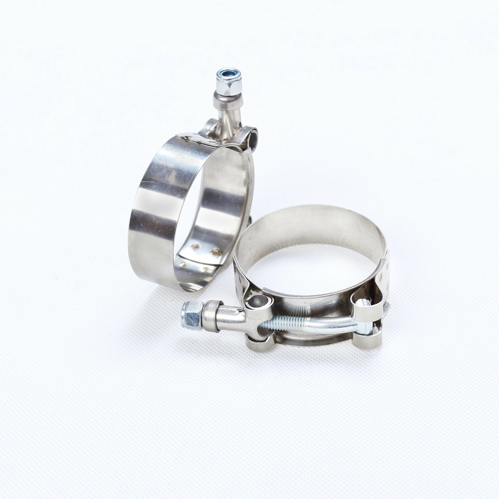 Silicone Hose T-Bolt Clamp 301 Stainless Steel Clamps Choose Your Size 51 63 76