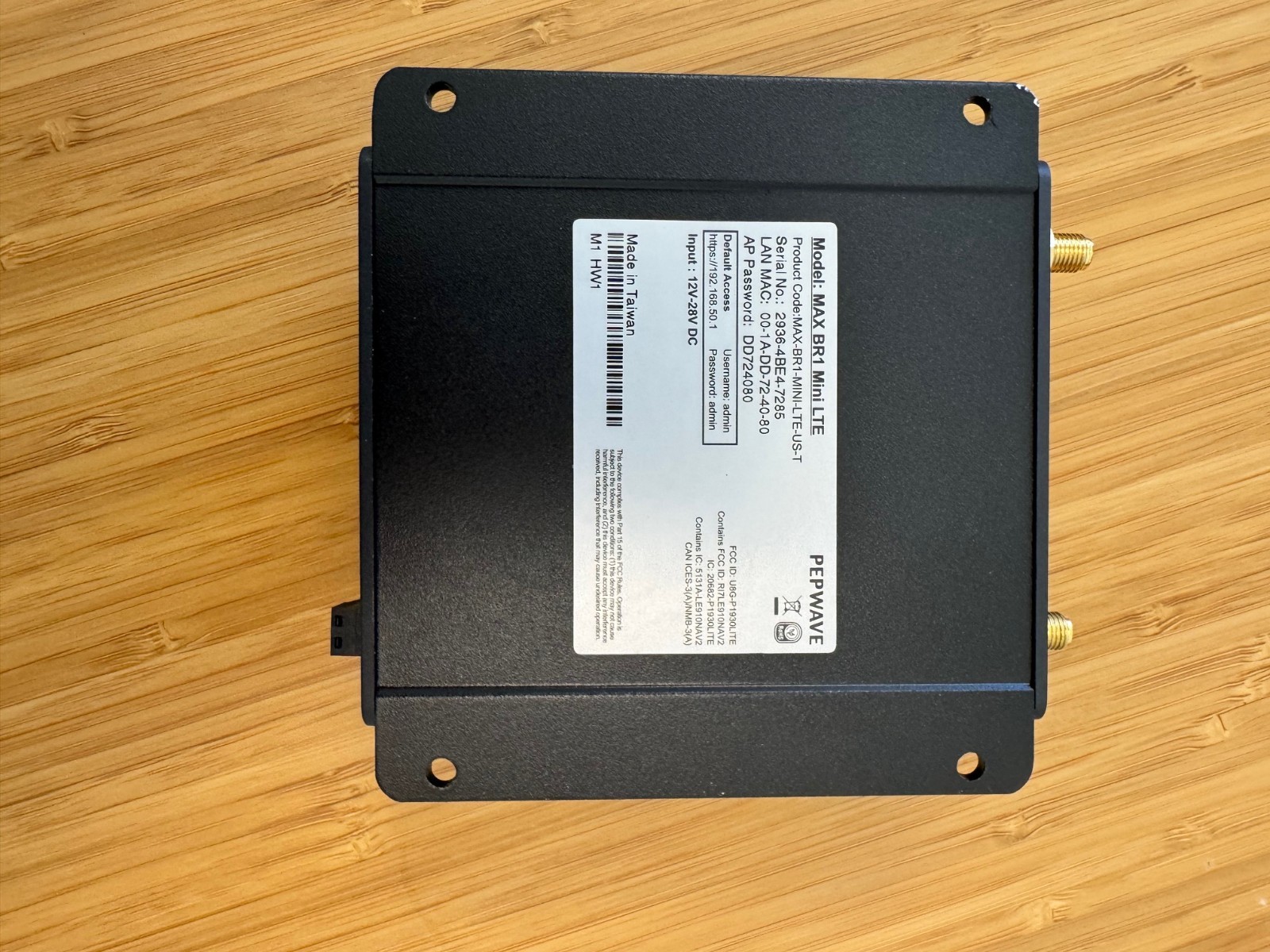 Pepwave Max BR1 Mini LTE US T