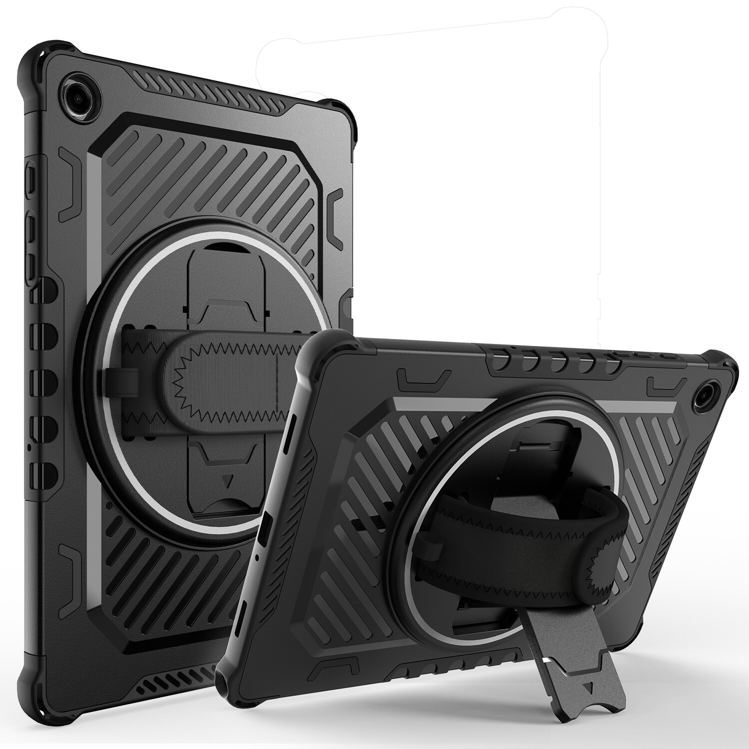 For Samsung Galaxy Tab A11+ 360° Rotatable Tablet Case Cover / Screen Protector