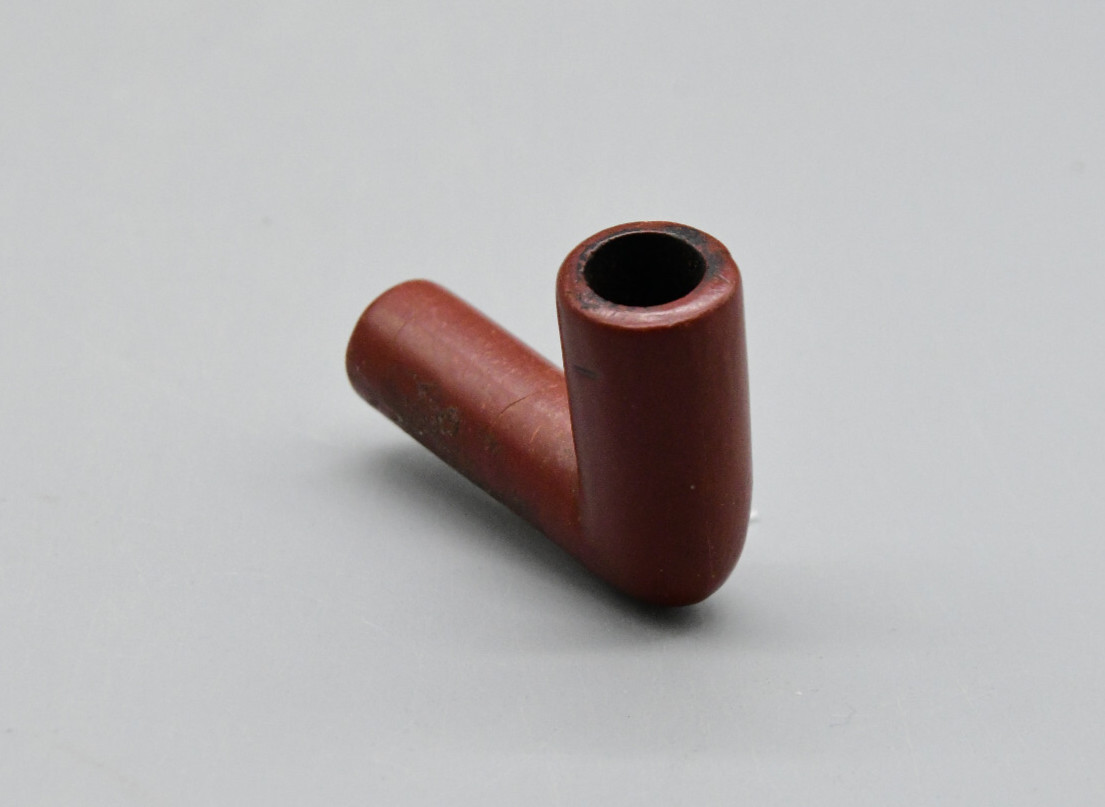 8.5" Catlinite Stone Bowl with Wooden Stem