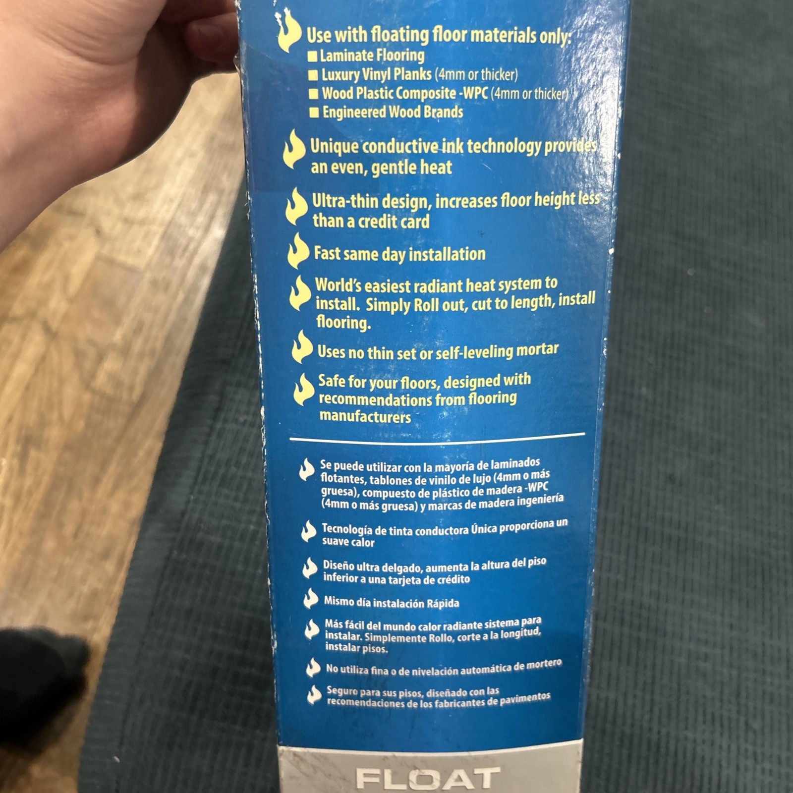 Quiet Warmth Radiant Heat Film For Floating Floors 18” X 5ft BRAND NEW Open Box