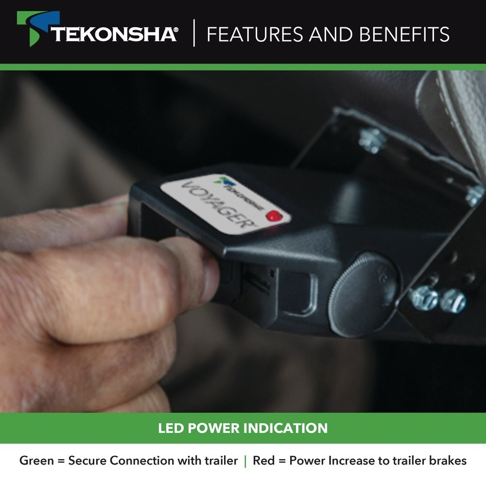 Tekonsha Voyager 9030 Proportional Brake Controller 1-4 Axles Plug & Play