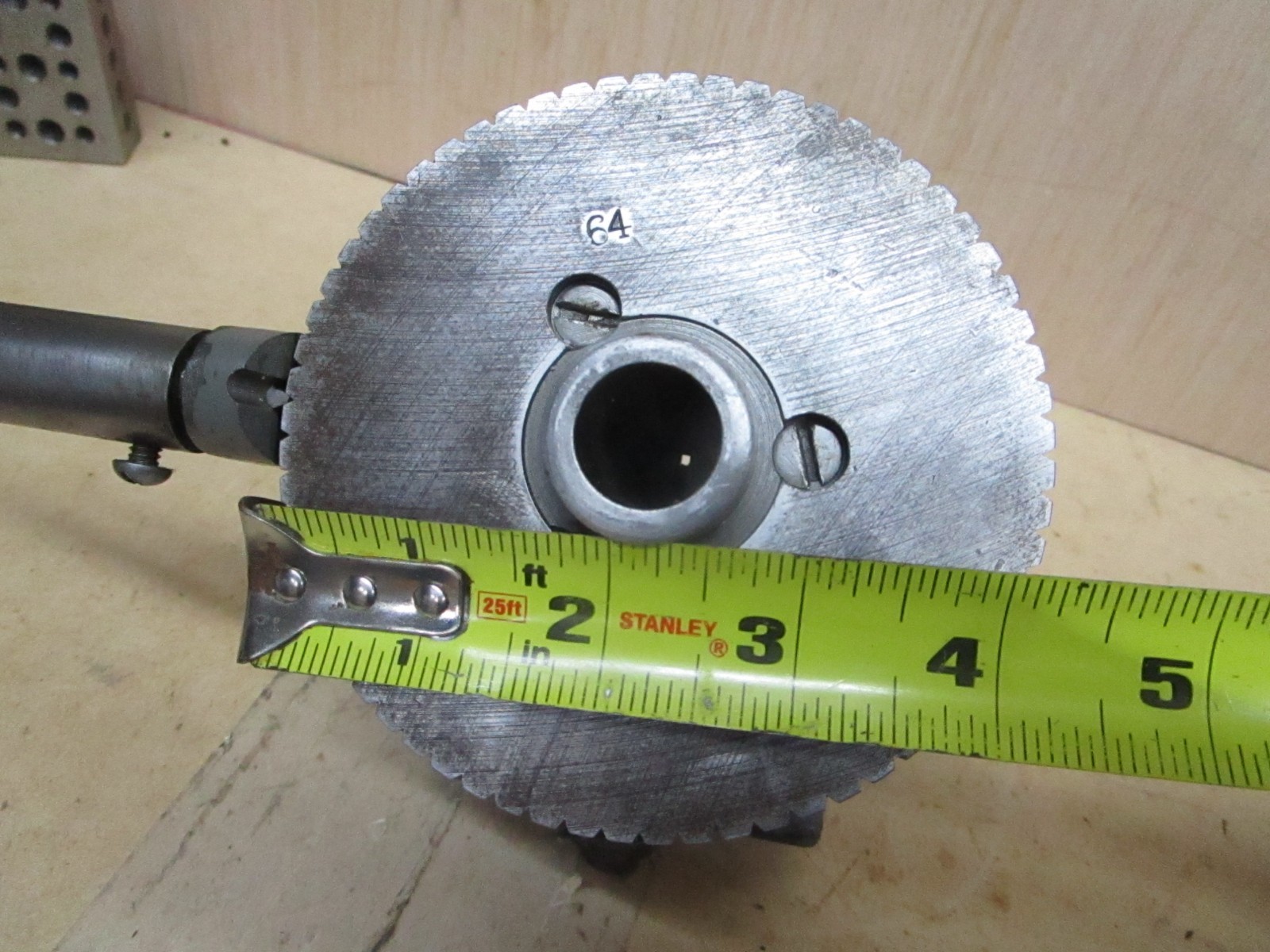 Vintage Dividing Head Lathe Machinist Tool Attachment Unknown Brand Hardinge ?