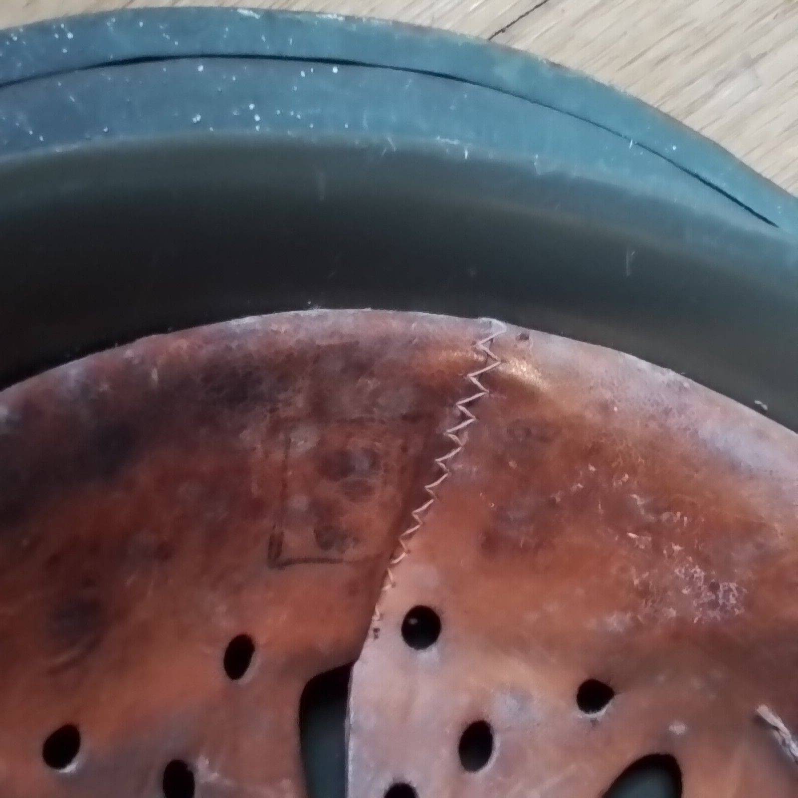 GI Steel HELMET Clone w/ All Leather LINER