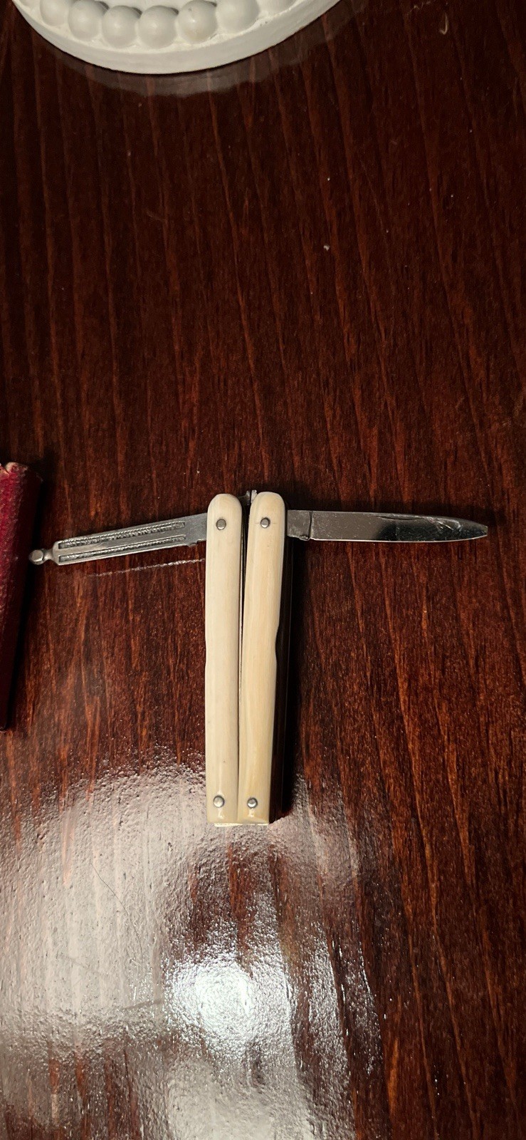 E. ZINN Germany Small Multi Tool Pearl Handles Original Packaging Early 1900’s