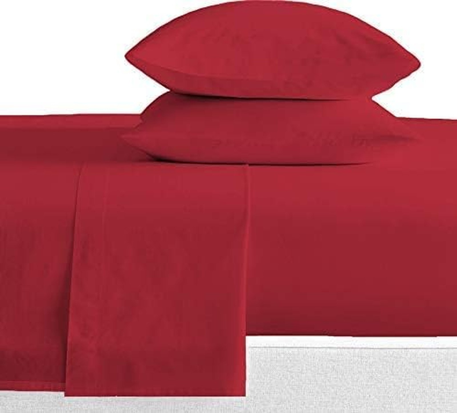 Elegant Decor 500 Thread Count Flat Sheet Set 3 Piece 100% Egyptian Cotton Sh...