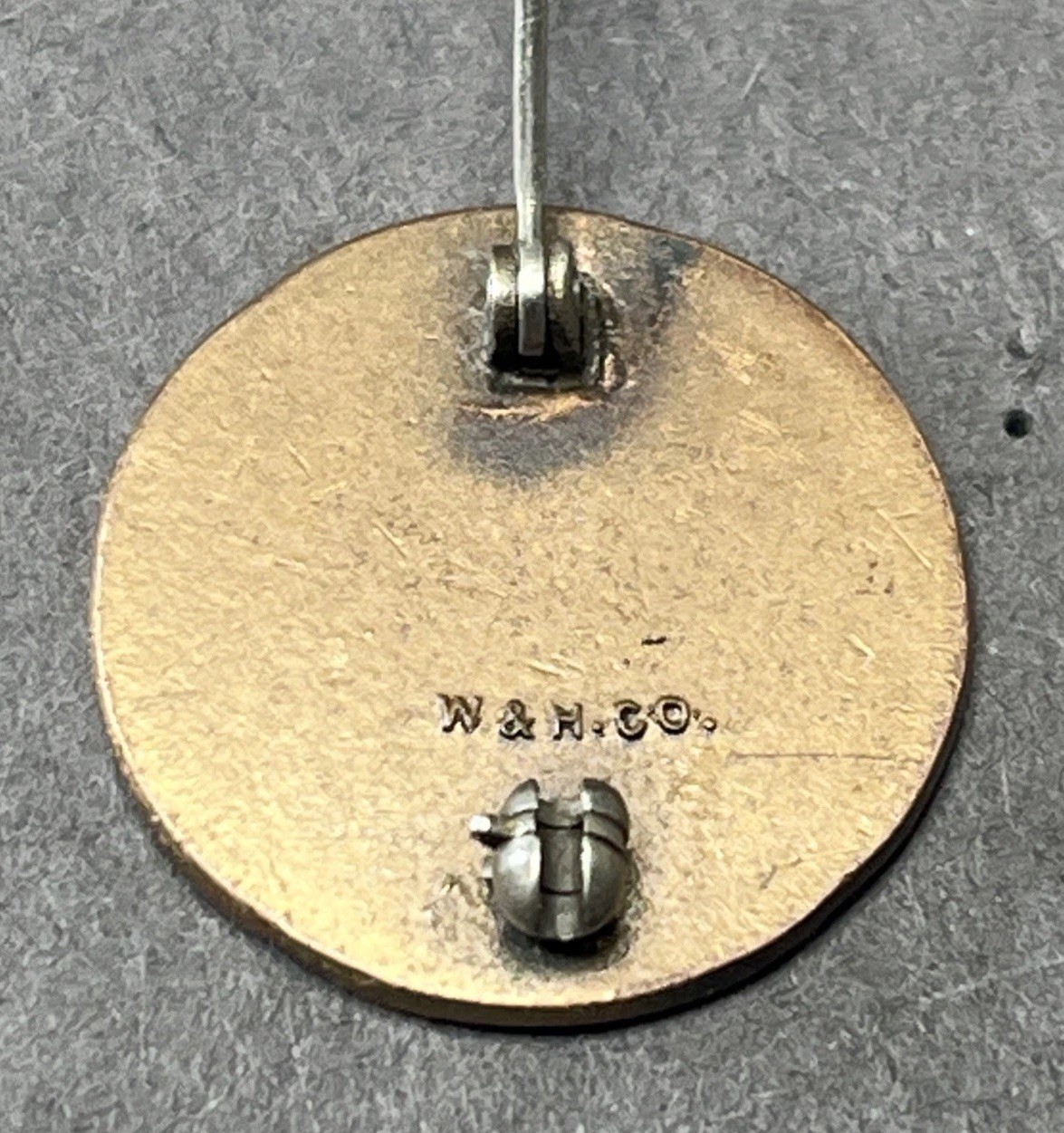 MANHATTAN PROJECT ATOMIC "A" BOMB Workers Lapel Pin Award Bronze WW2 1945