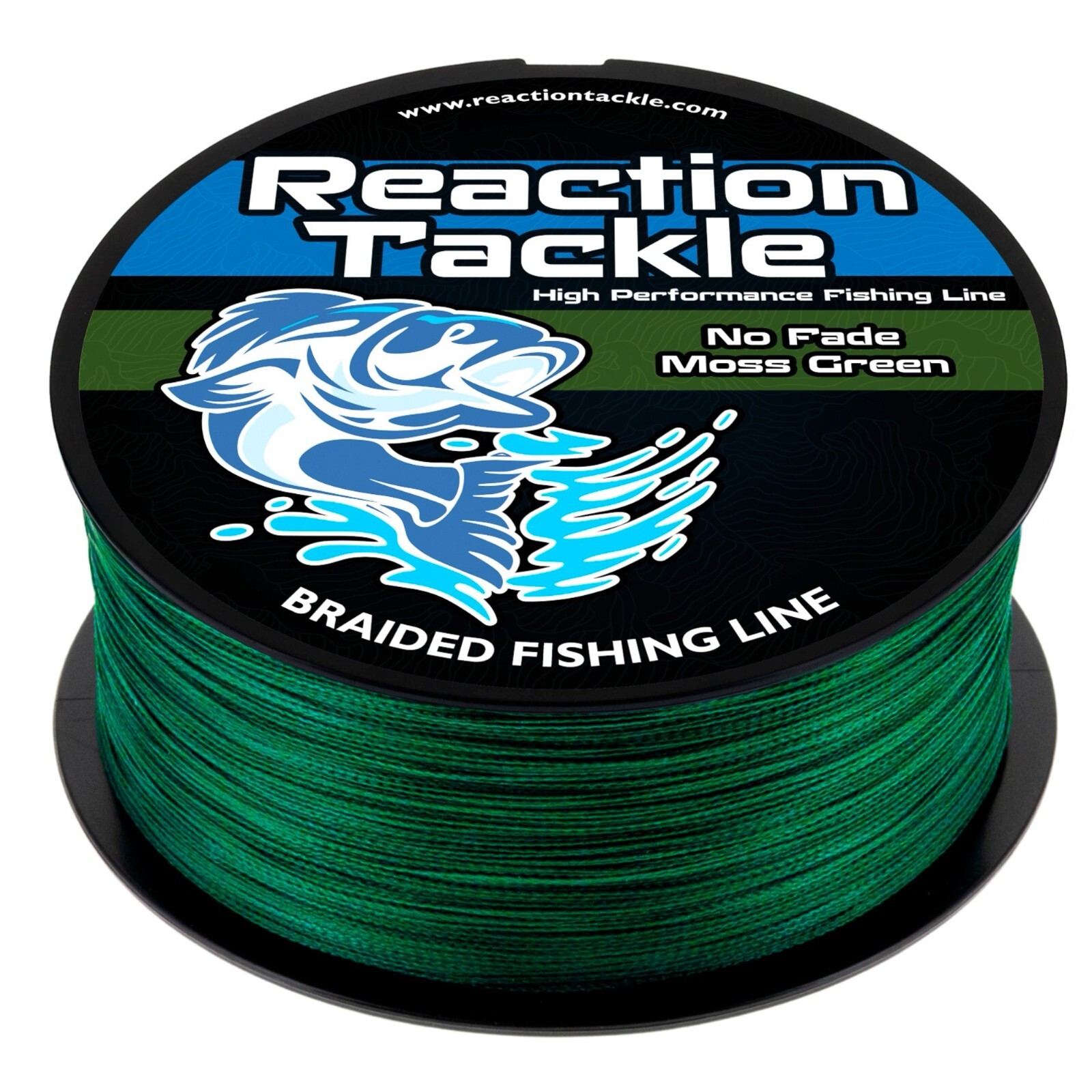 Reaction Tackle High Performance Braided Fishing Line / Braid - NO FADE COLORS