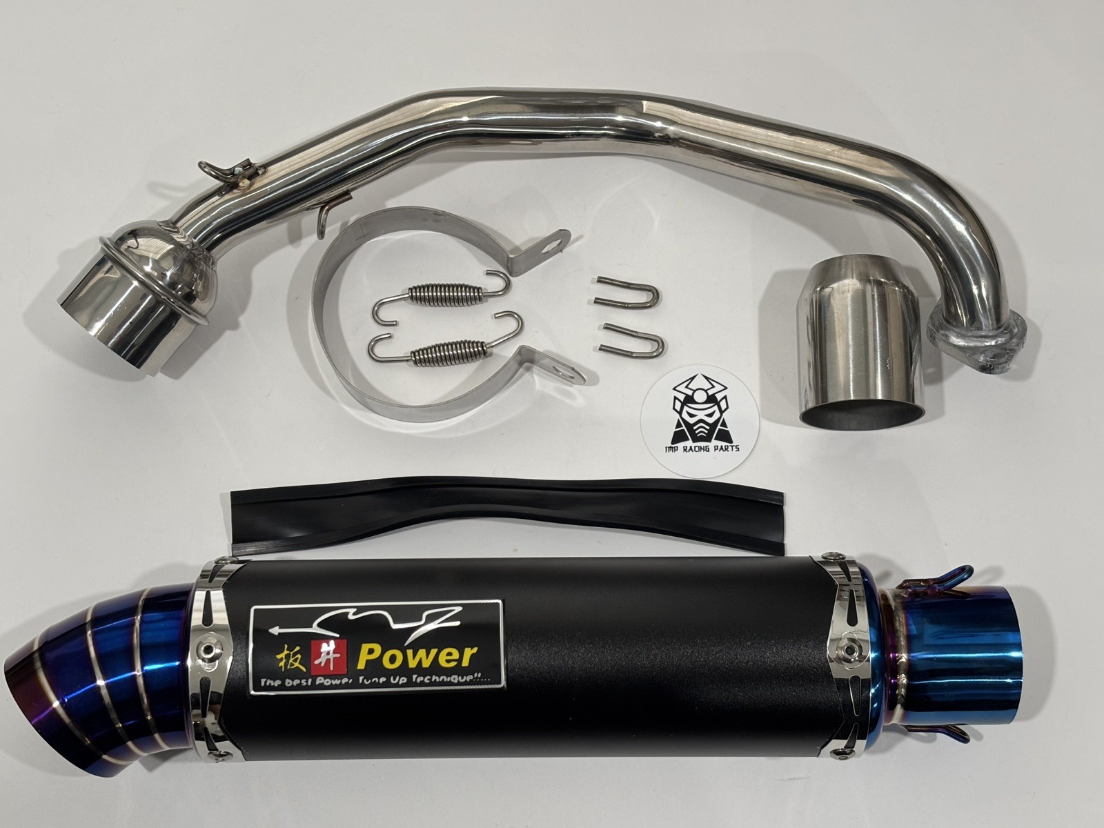 GY6 150CC- 232CC MOTORCYCLE SCOOTER RACING MUFFLER PIPE WITH SENSOR EFI TANK