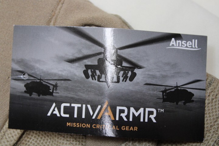 US Military USMC ANSELL HAWKEYE FROG COMBAT FR Flame Resistant GLOVES SZ L LARGE