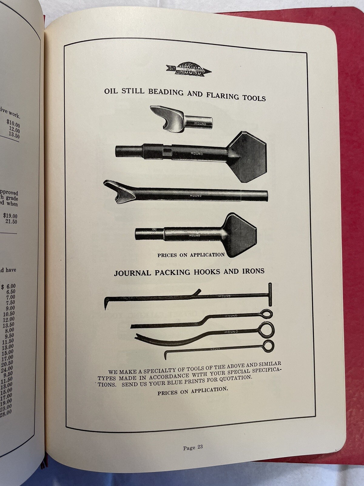 Mounds Tool Company 1940 General Catalog No. 10 St. Louis