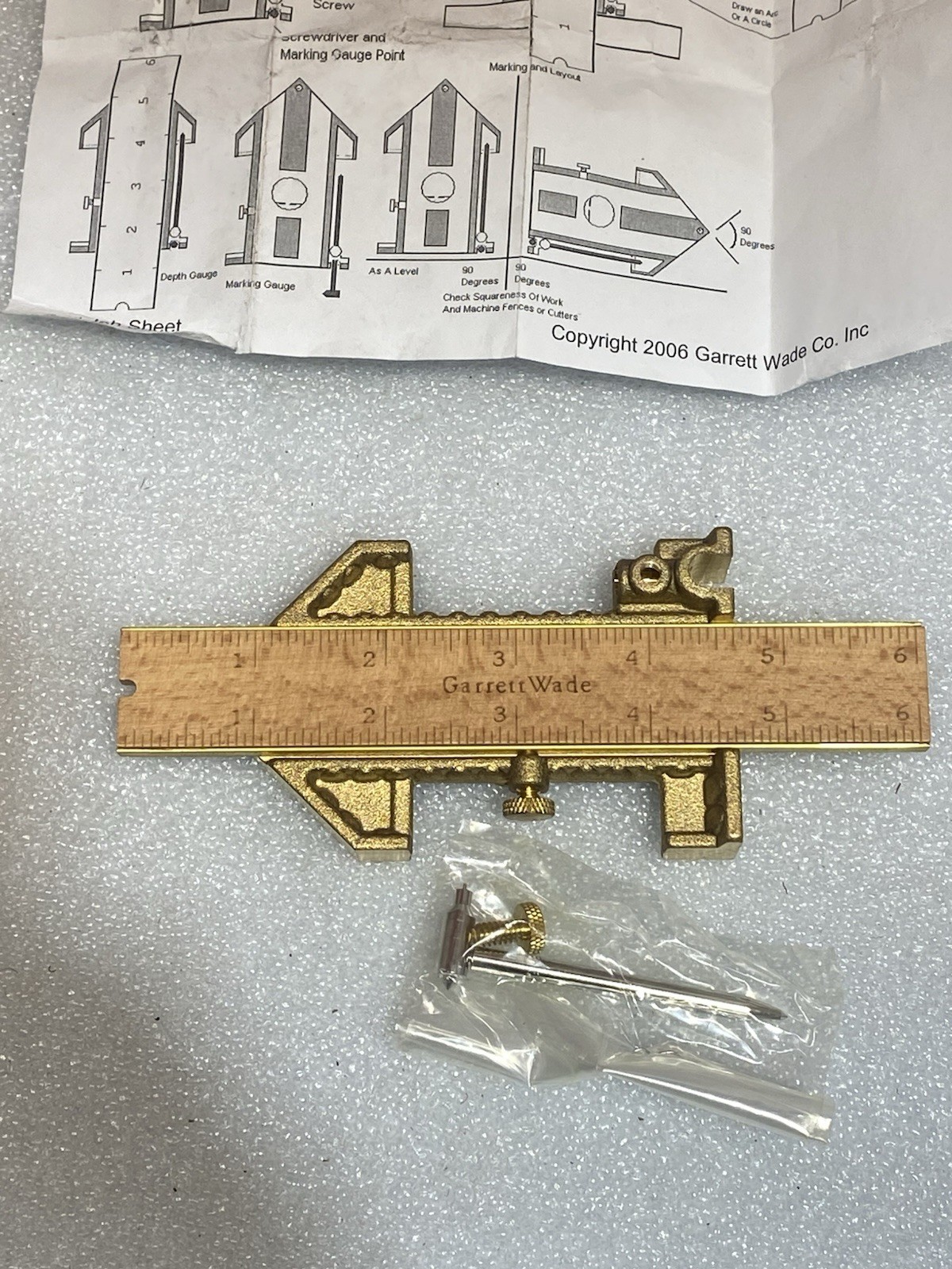 Vintage Garrett Wade Odd Job with 6" Rule