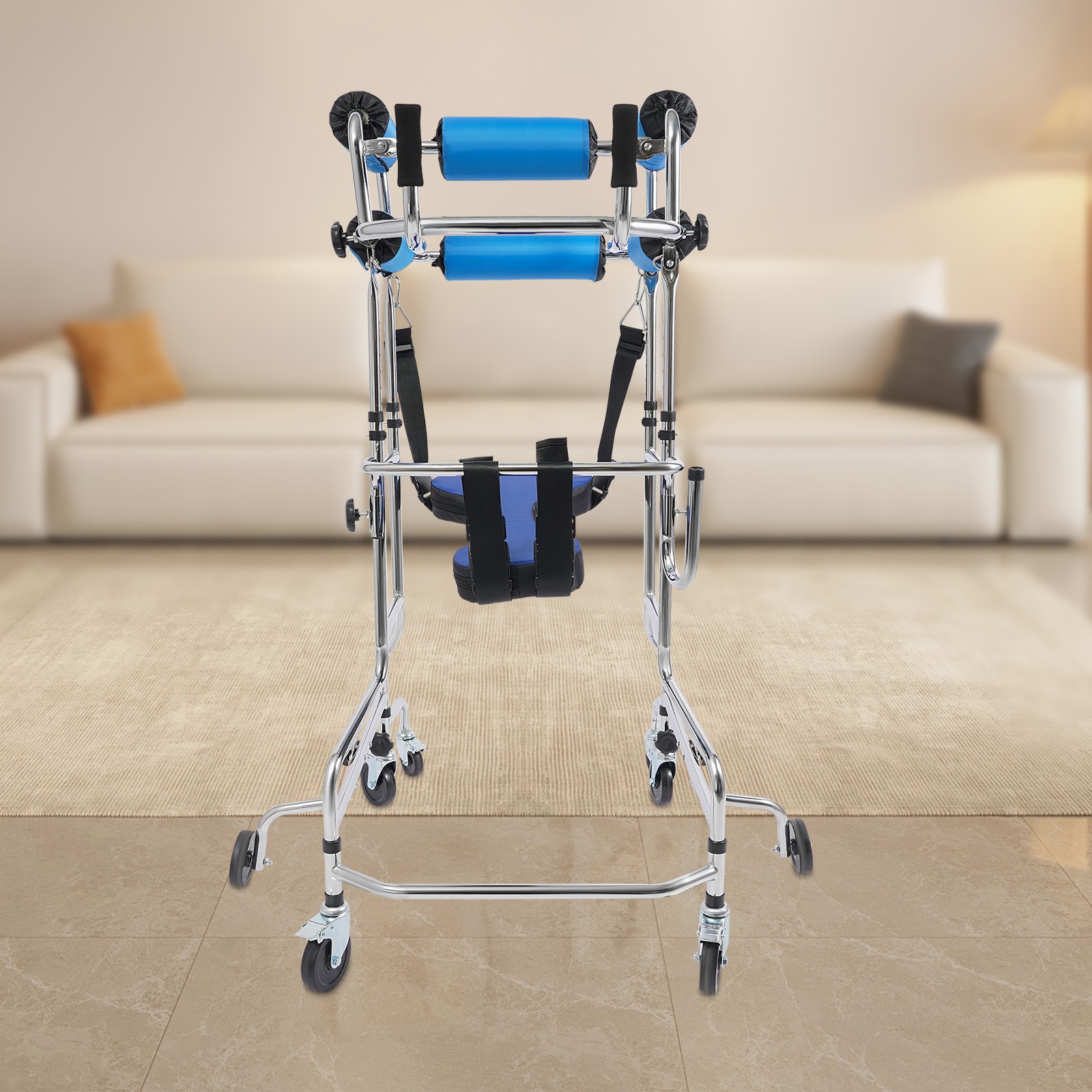 Adult Walker for Seniors Hemiplegia Rehabilitation Standing Frame,Anti Recline