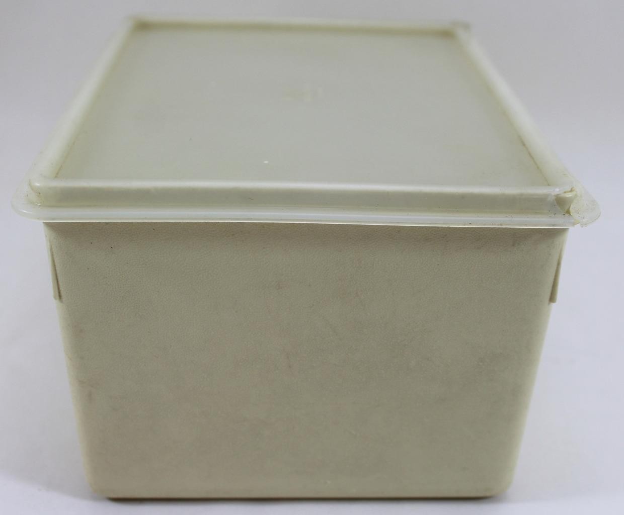 Vintage Deters Dairy Ice Cream Plastic Container ~ Quincy, IL ~ Eagle USA Made