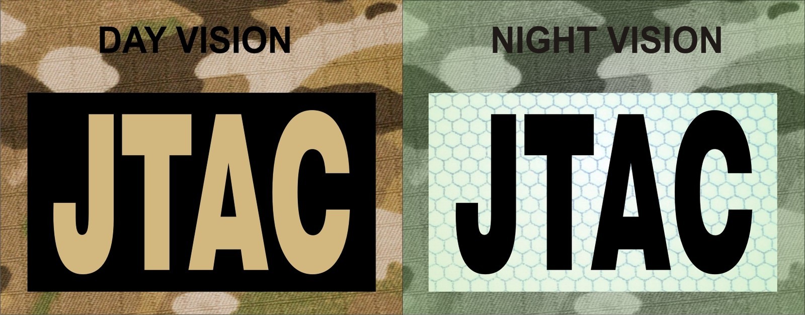 JTAC Tan on IR Magic Blk SolasX print 2nd Patch 3.5"X2" W/VELCRO® BRAND FASTENER