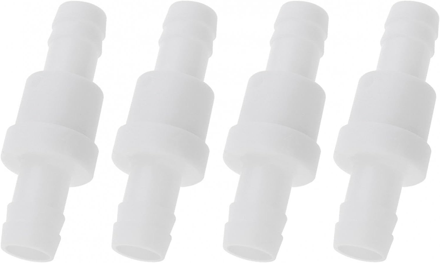 4Pcs 1/2Inch Check Valve, PNXKTXO One Way Inline Check Valve Wear-Resistant Non