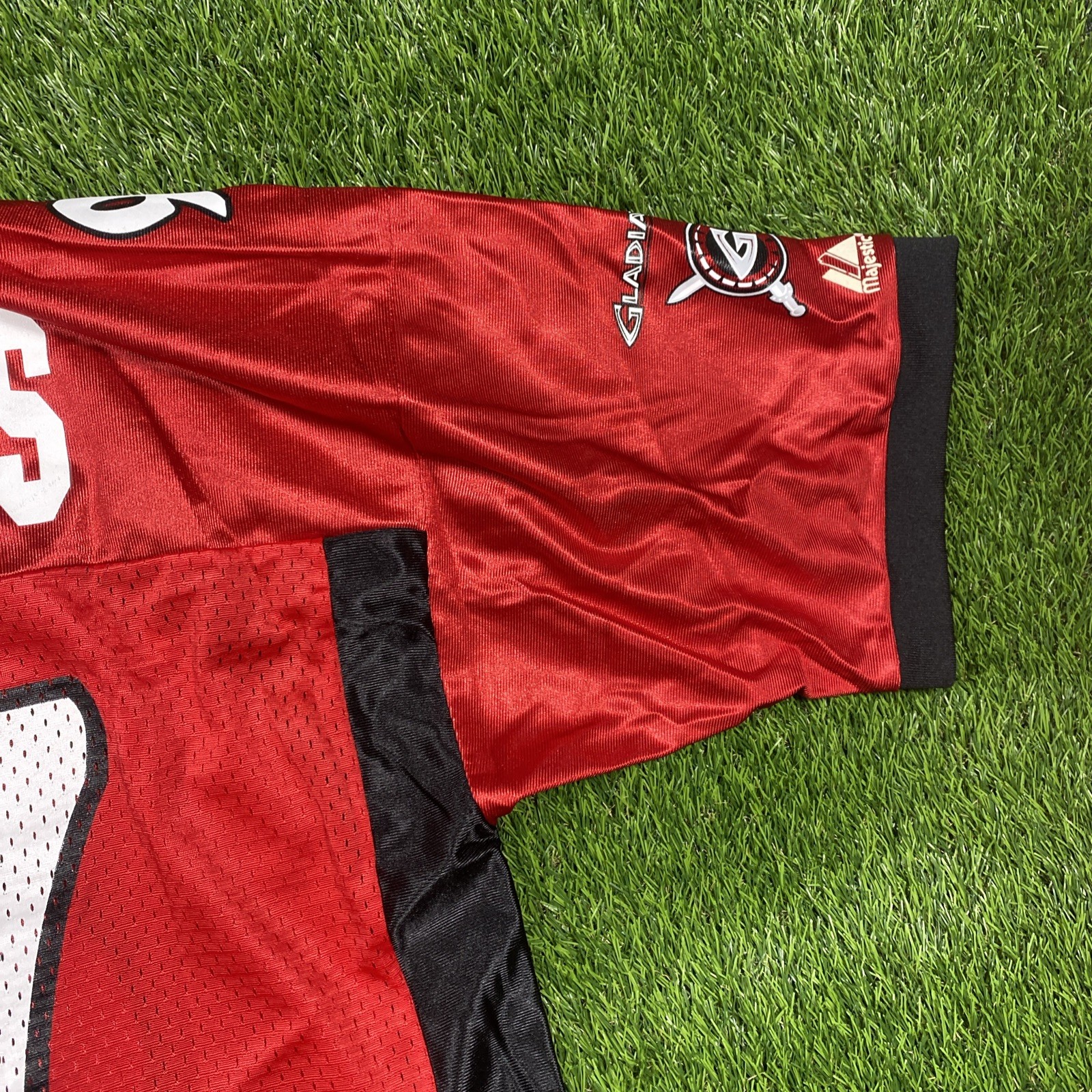 Las Vegas Gladiators Arena Football Jersey Mens Large Red #97 Majestic