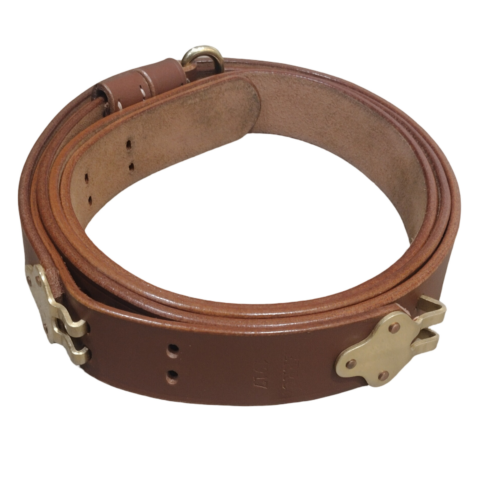 M1907 Leather Sling M1 Garand 1903 US Genuine Military brass marked