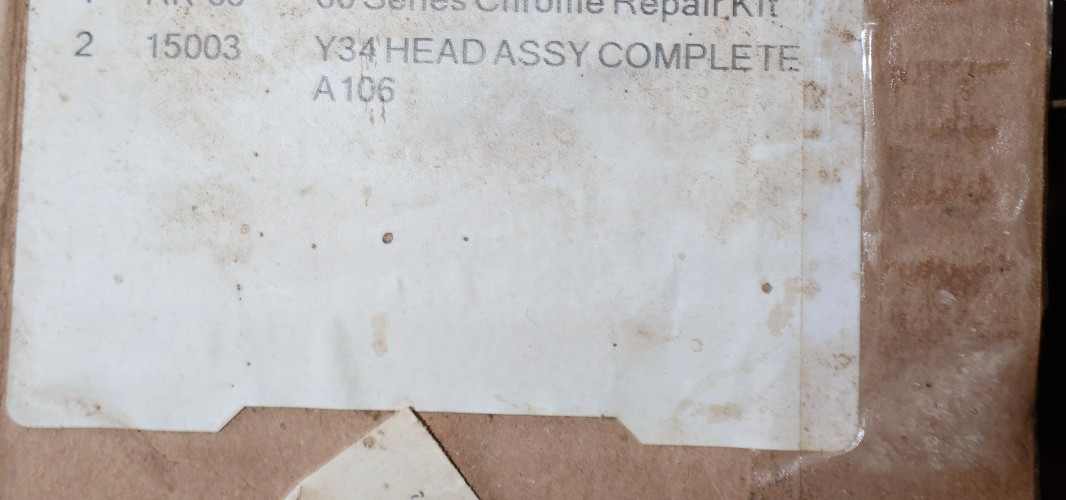 Woodford Iowa 15003 Head Assembly for Y34 Freezeless Yard Hydrant, New A106