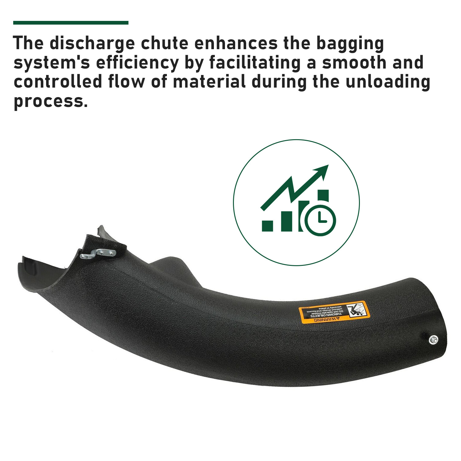 Lower Bagger Discharge Chute For John Deere LA100 LA105 LA110 LA120 LA125 LA135