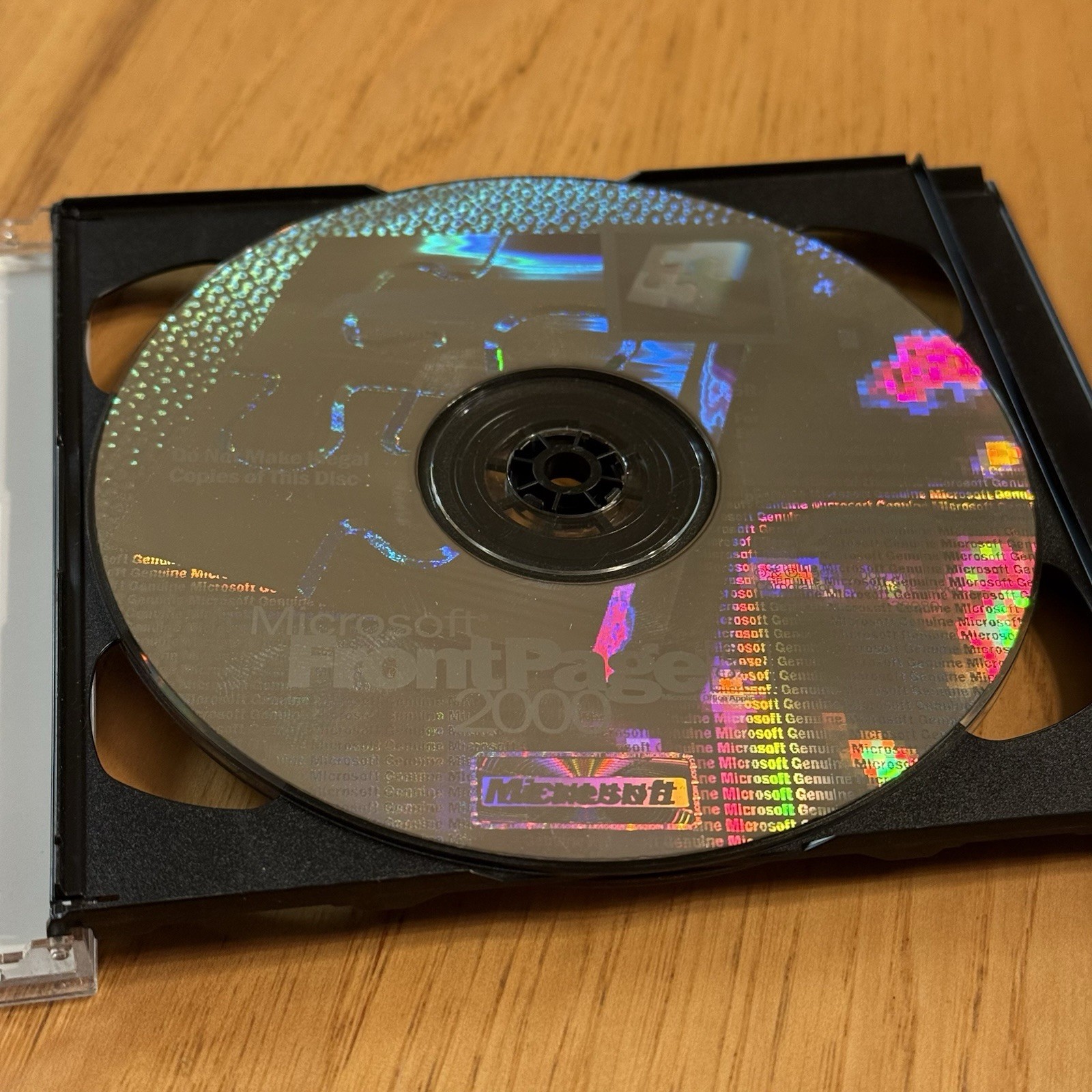 Microsoft Front Page 2000 CD Windows 95 98 NT & 2000 Pro Web Design Tool SR-1