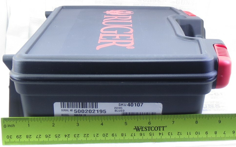 Genuine Ruger 22/45 Mark 2 3 4 Hard Pistol Case Mk II III IV