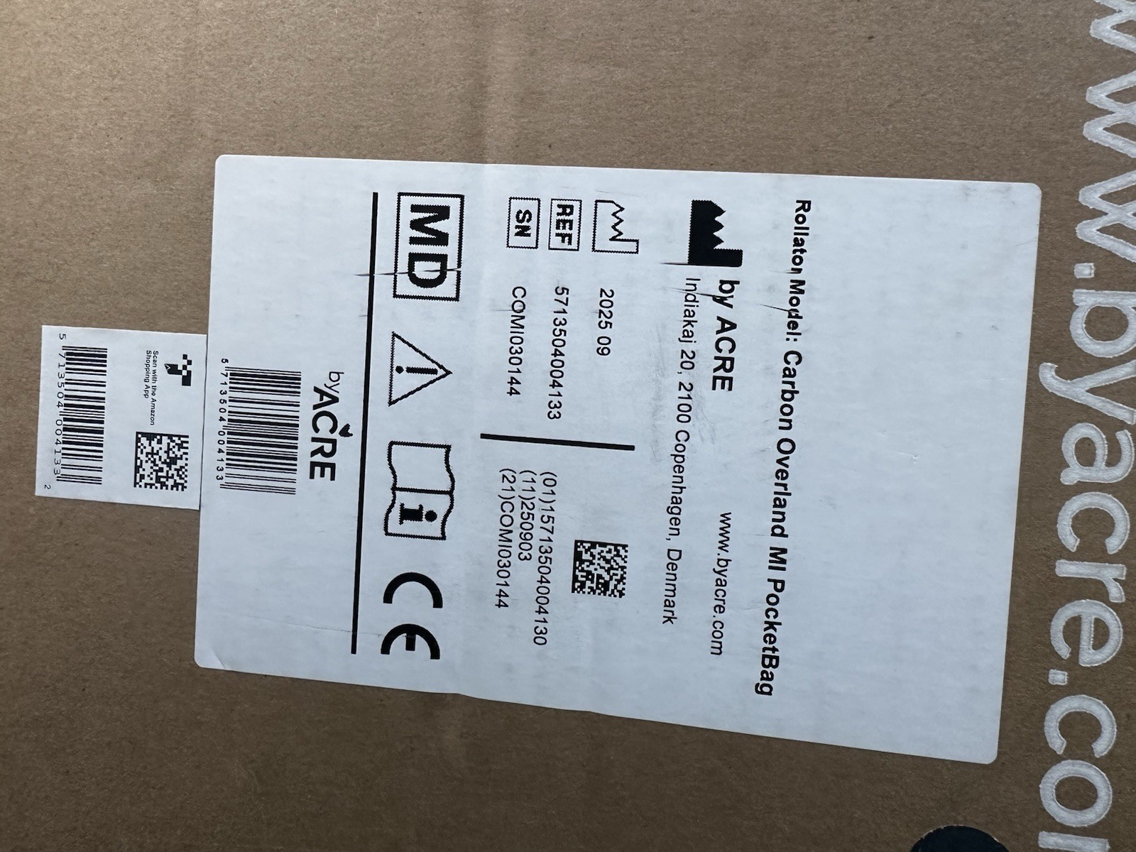 byACRE Carbon Overland Rollator All-Terrain Big Pneumatic Wheels Lightweight...