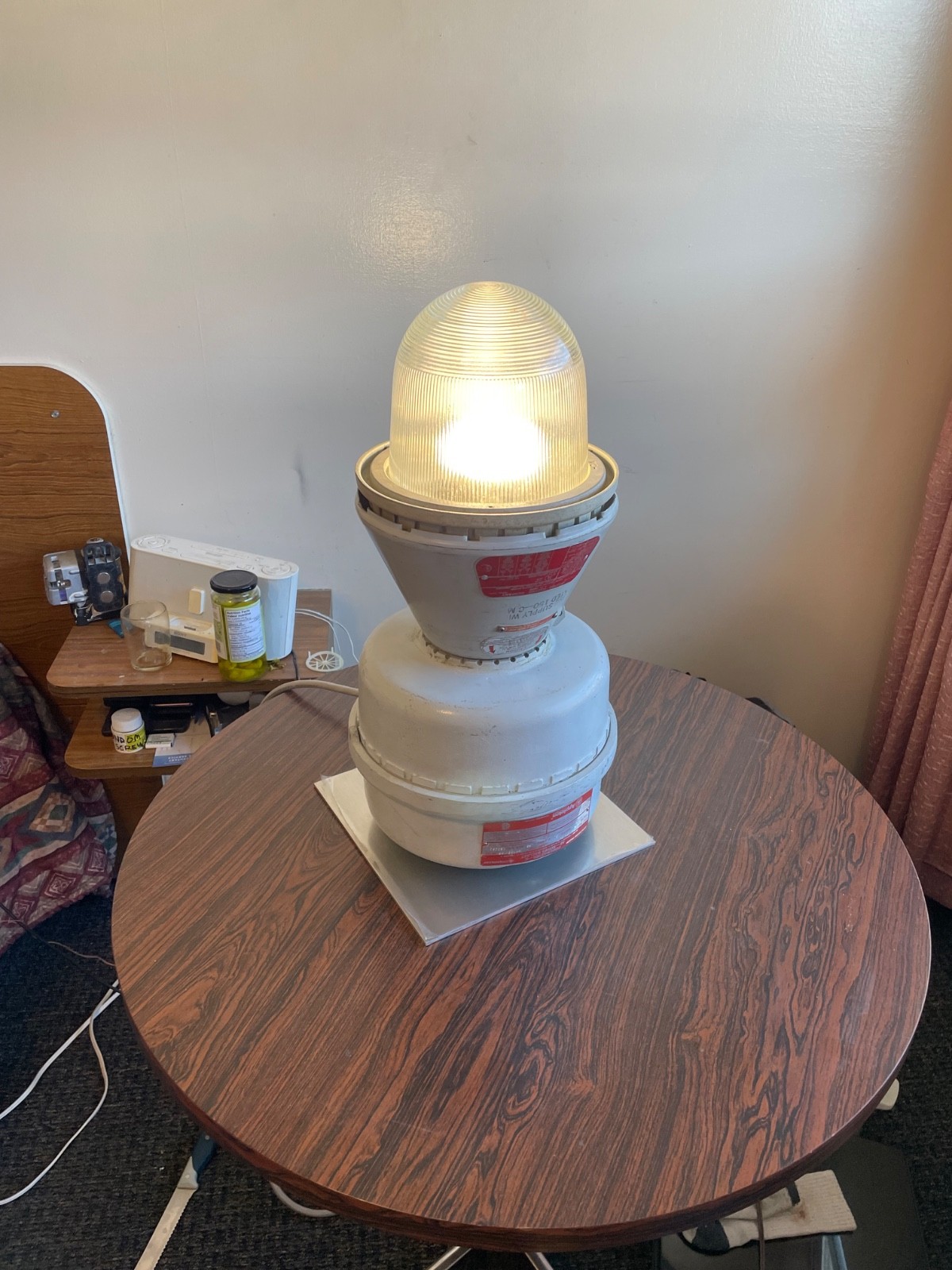 Table Lamp Appleton Codemaster, converted to regular bulbs Explosion proof