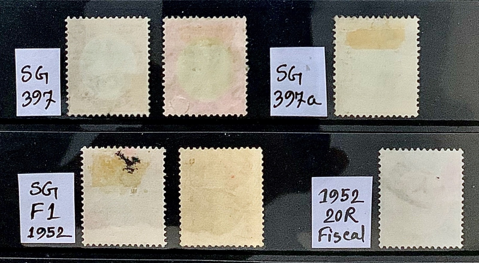 CEYLON KGVI 1938-49 Complete Collection SG #386-97a + 1952 10r-20r VFU CAT £400+