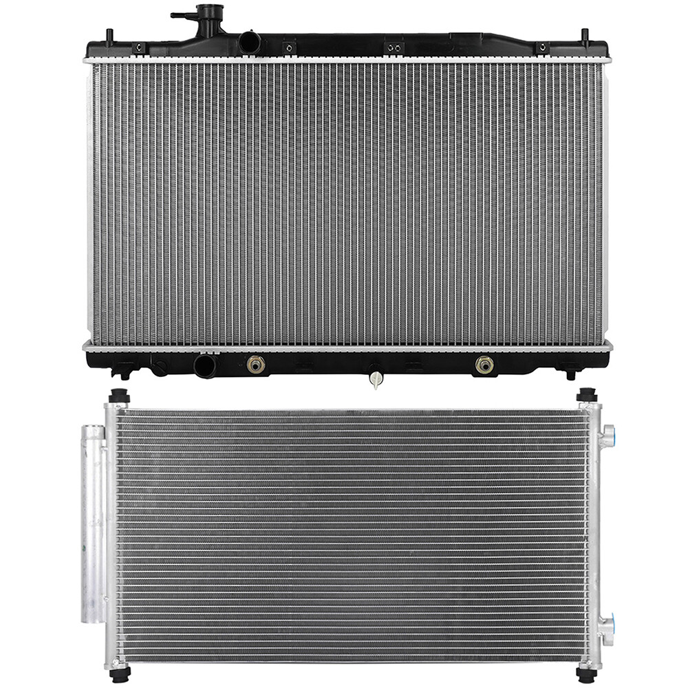 Aluminum Radiator & AC Condenser Cooling Kit For 2007 2008 2009 Honda CR-V