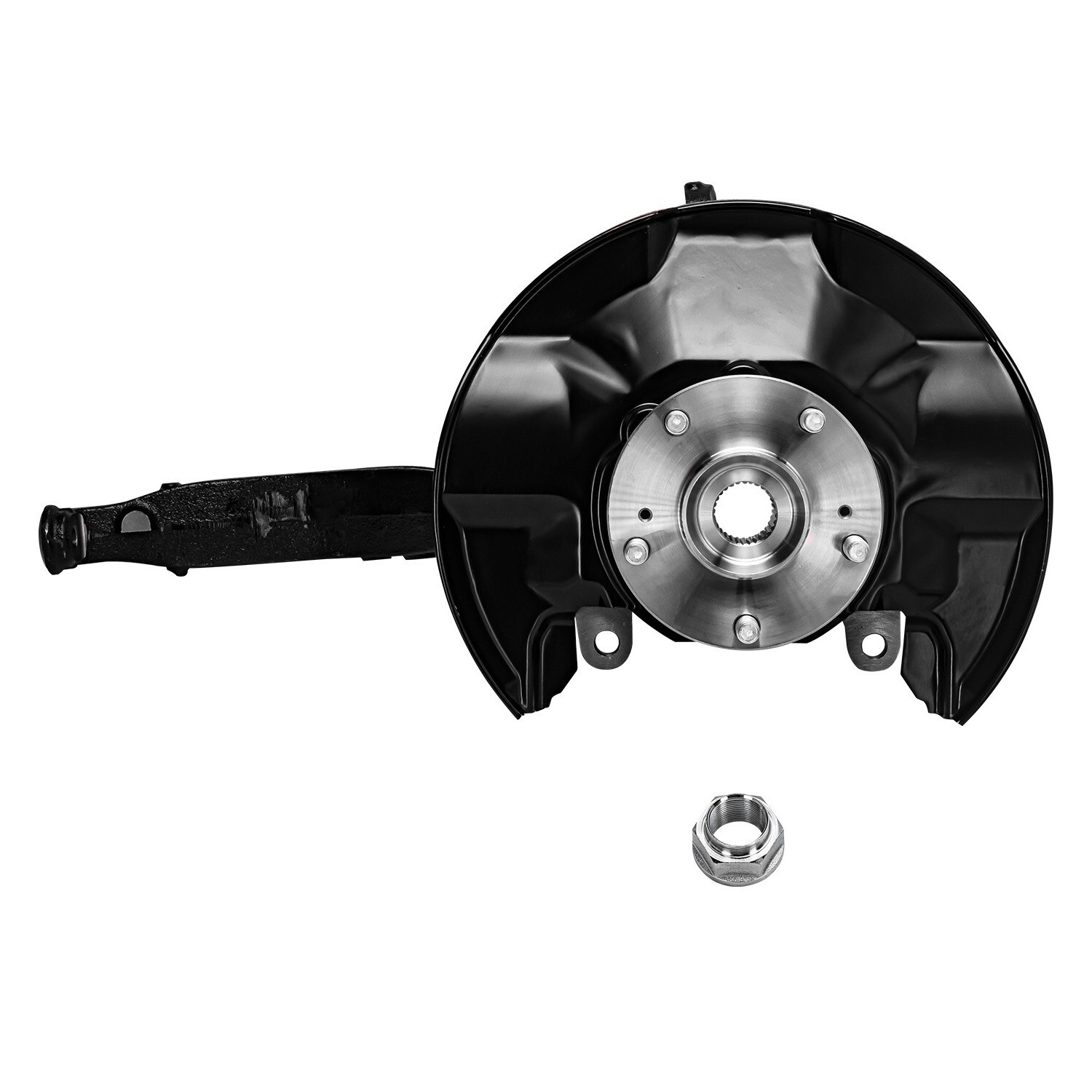 Front Steering Knuckles & Wheel Hub Bearings for 2009 2010-2012 Honda Accord TSX