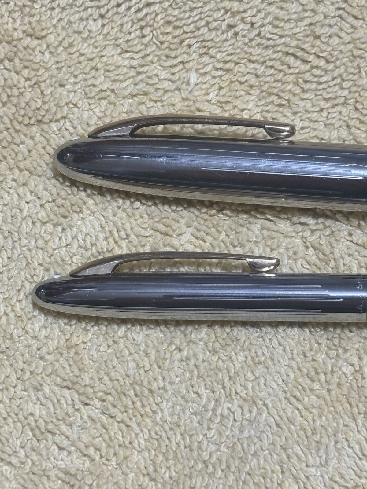 Sheaffer Vintage Snorkel Fountain Pen Mechanical Pencil Periwinkle 14k Nib