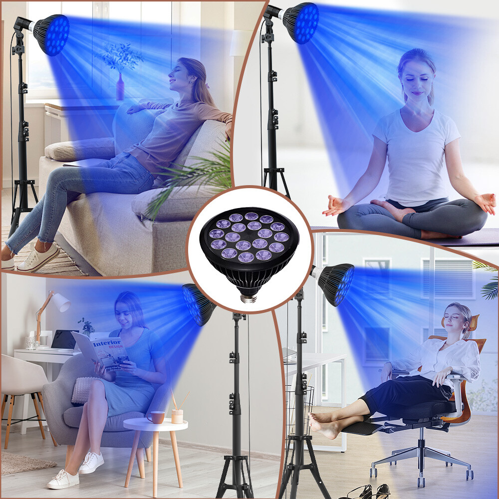 UV Tanning Lamp Sunbed Solarium Light Body Facial Tanning Bronze Skin Color