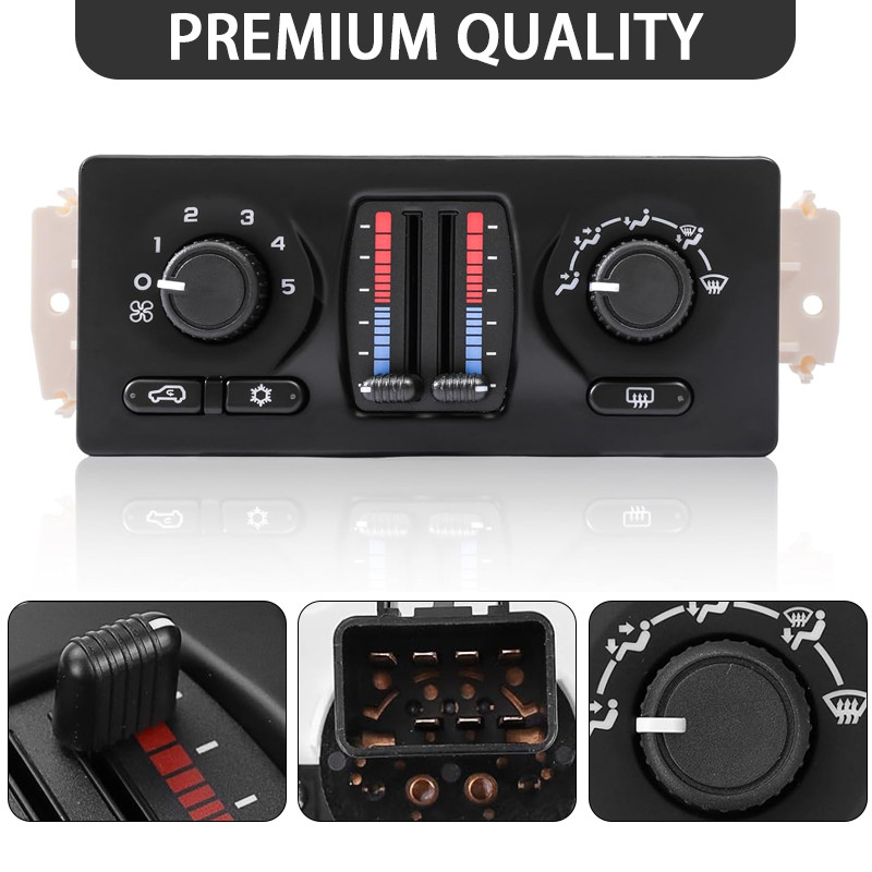 For 02-09 Chevrolet Silverado Cadillac AC Heater Climate Control Module 599210XD